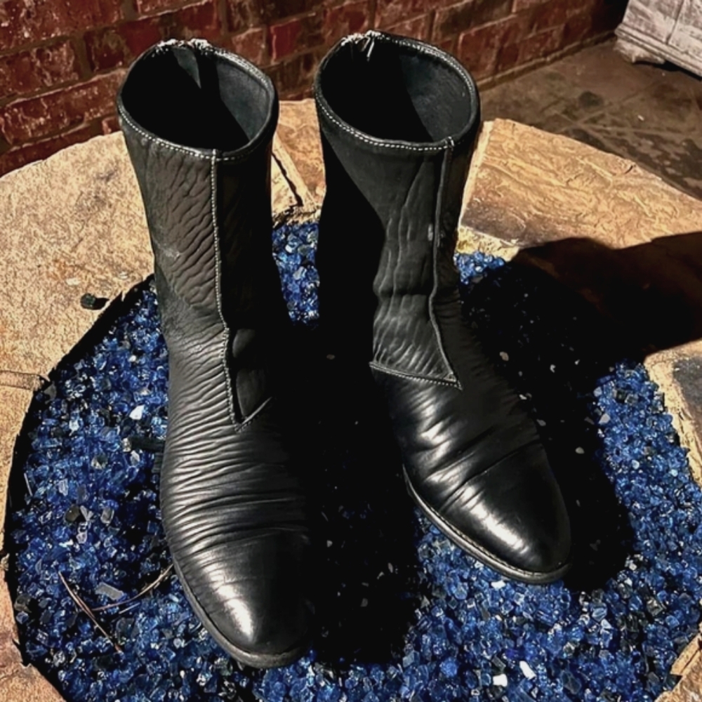 CAROL CHRISTIAN POELL Object Dyed Lined Diagonal Zip Goodyear AM/2601L 🐎